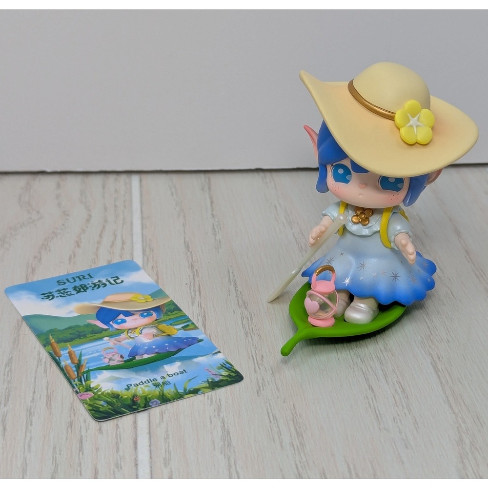 Rolife Suri Go Outing Series Paddle a Boat Figure Leaf W/ Ore Accessory and Card